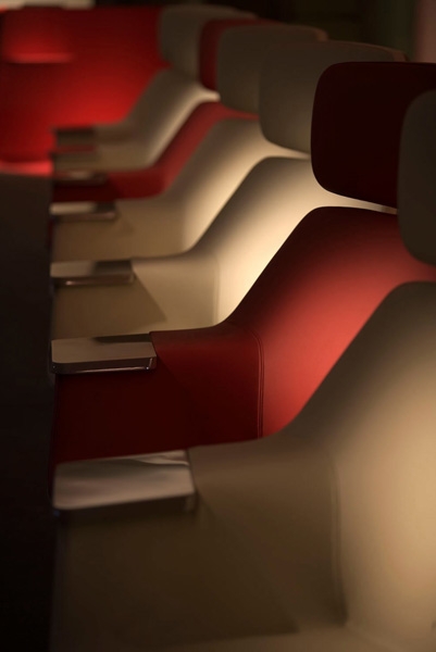 Détail des fauteuils du salon