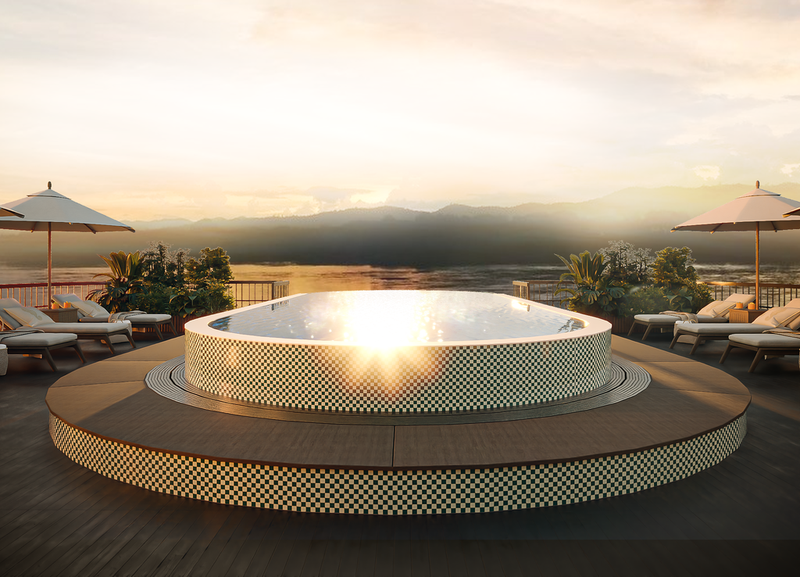 La piscine du Mekong Romance